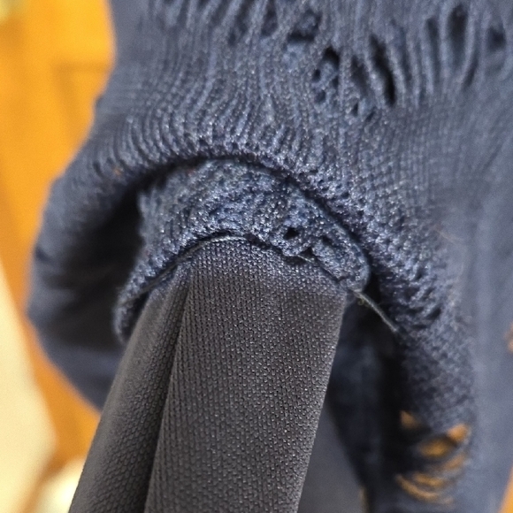 Tiana B. Navy Midi Lace Dress - Picture 5 of 7